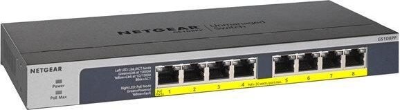 Netgear GS108LP 8-Port Gigabit PoE+ Unmanaged Switches