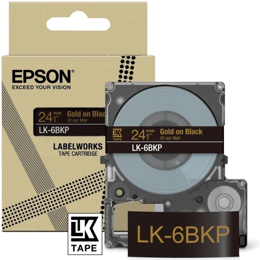 EPSON Band LK-6BKP 24mm schwa.