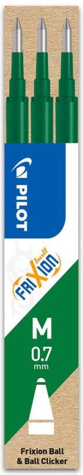 PILOT FRIXION Tintenrollerminen grün - 3 Stück