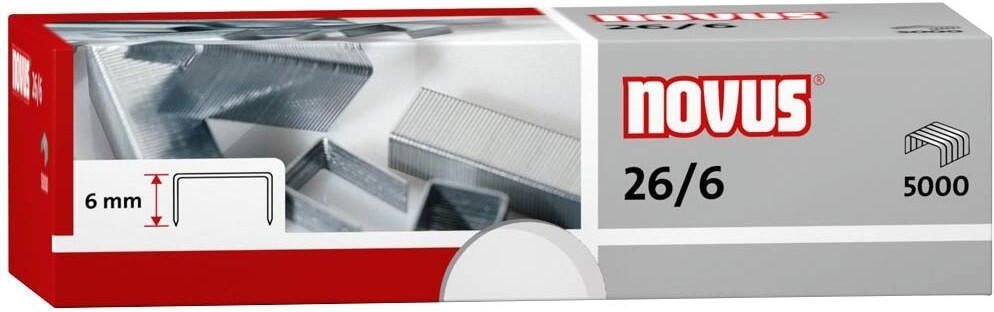 novus Heftklammern 26/6 - 5.000 Stück