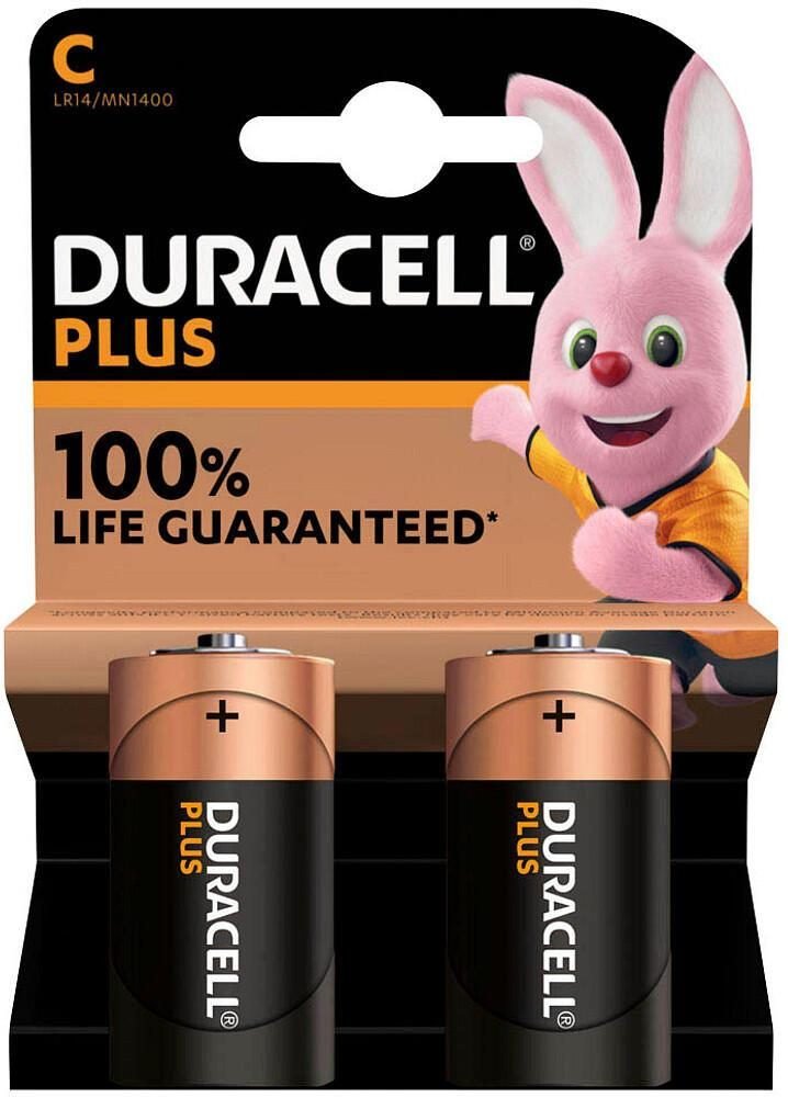 Thumbnail - DURACELL PLUS C Alkaline-Batterien - 2 Stück