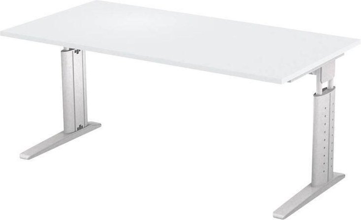 HAMMERBACHER höhenverstellbarer Schreibtisch VUS16/5/S lichtgrau