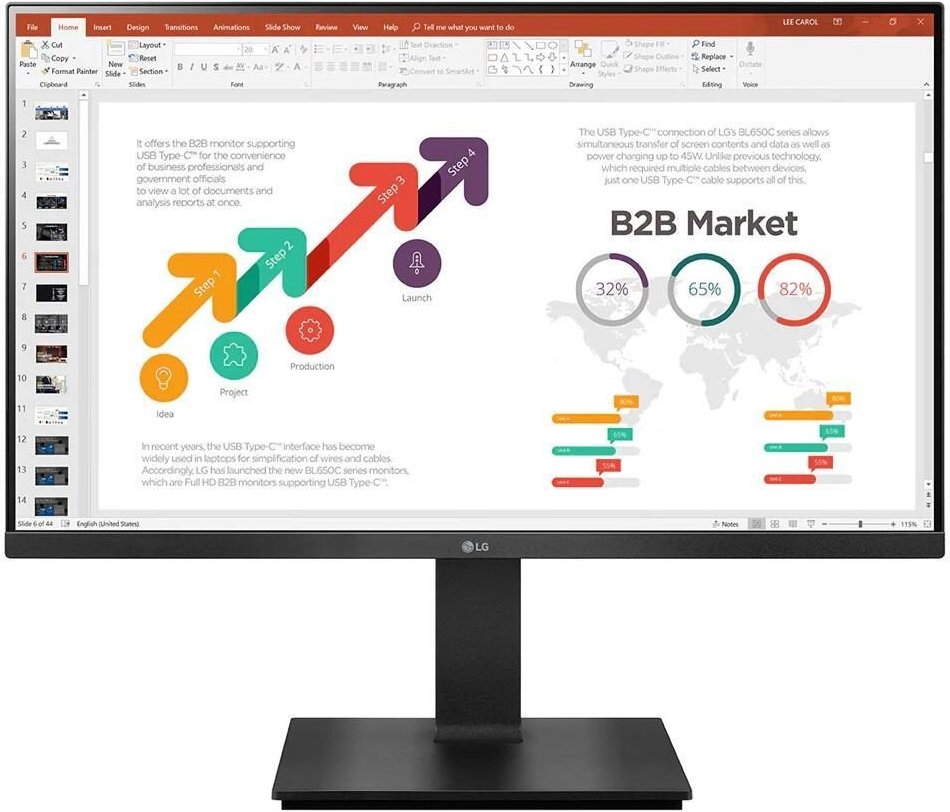 LG 24BP45SP-B Monitor 60,4cm (23,8 Zoll)