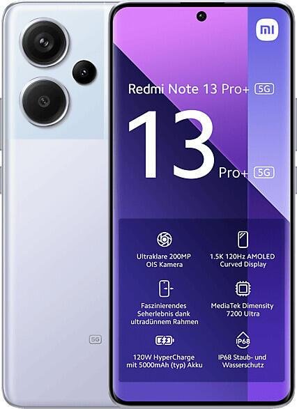 Xiaomi Redmi Note 13 Pro+ 12/512 GB Dual-SIM, violett