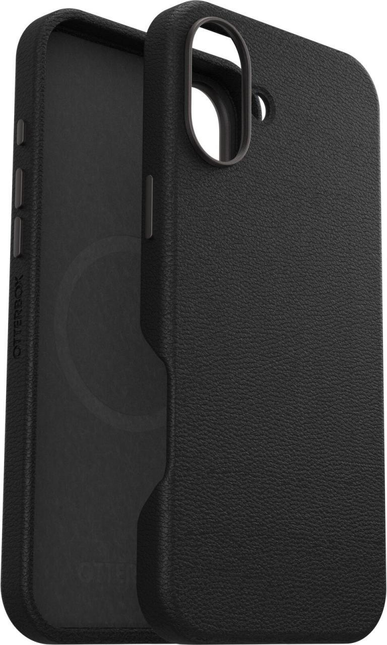 OtterBox Symmetry Cactus Leather Apple iPhone 16 Plus Noir Ash - black