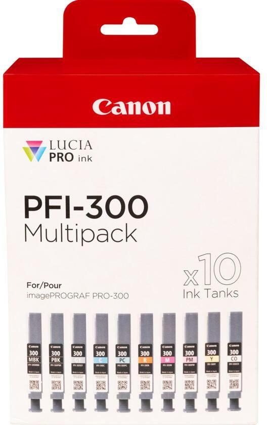 Canon Original PFI-300 Druckerpatronen - 10er Multipack