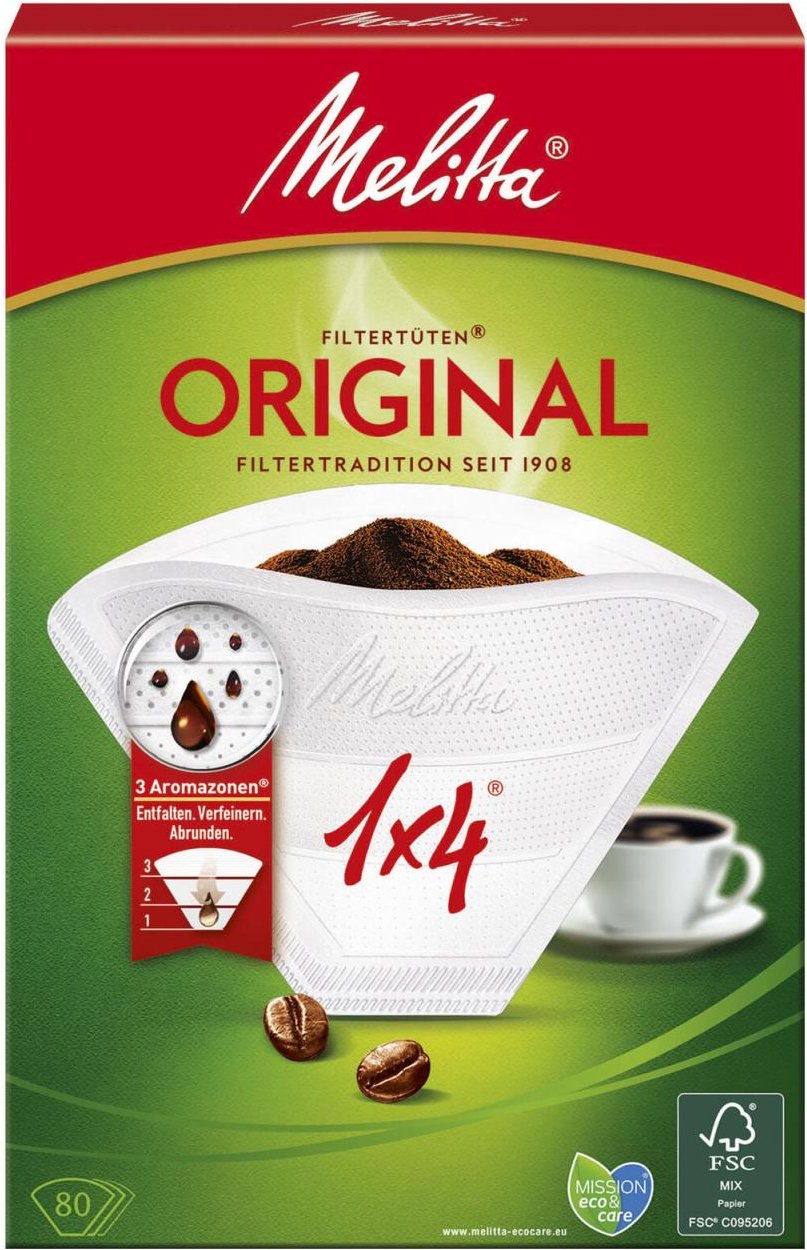 Thumbnail - Melitta Kaffeefilter ORIGINAL 1x4
