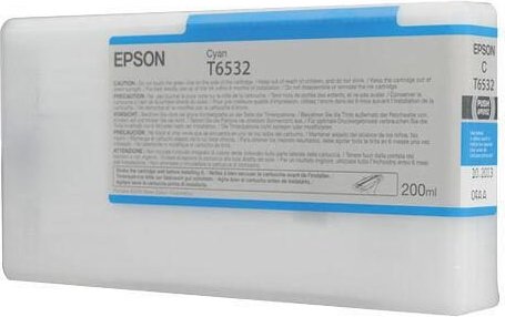 Epson Original UltraChrome Druckerpatrone cyan 200ml (C13T653200)