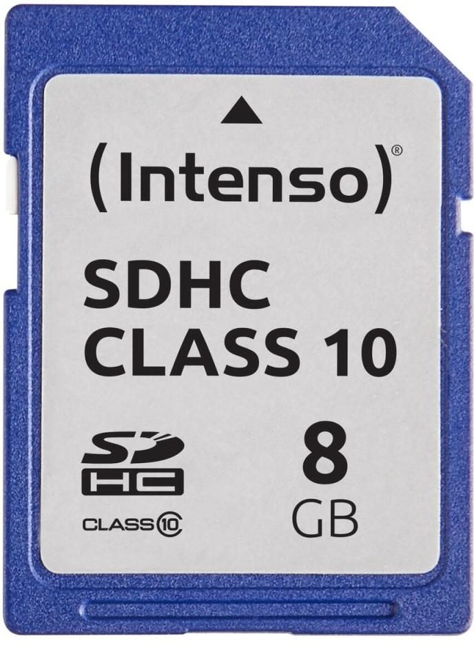 Intenso SD-Speicherkarte Class 10 - 8 GB