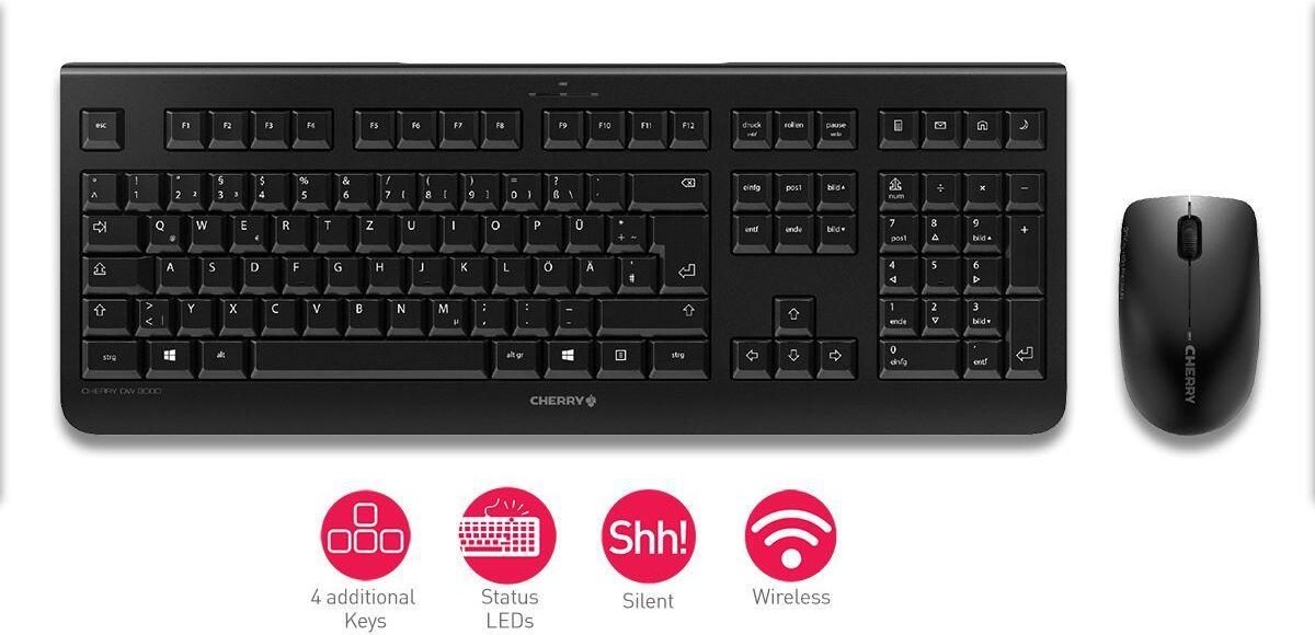 CHERRY DW 3000 Wireless Desktop-Set