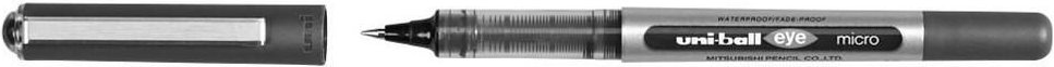 Thumbnail - uni-ball eye micro UB-150 Tintenroller silber 0,2 mm Schreibfarbe schwarz