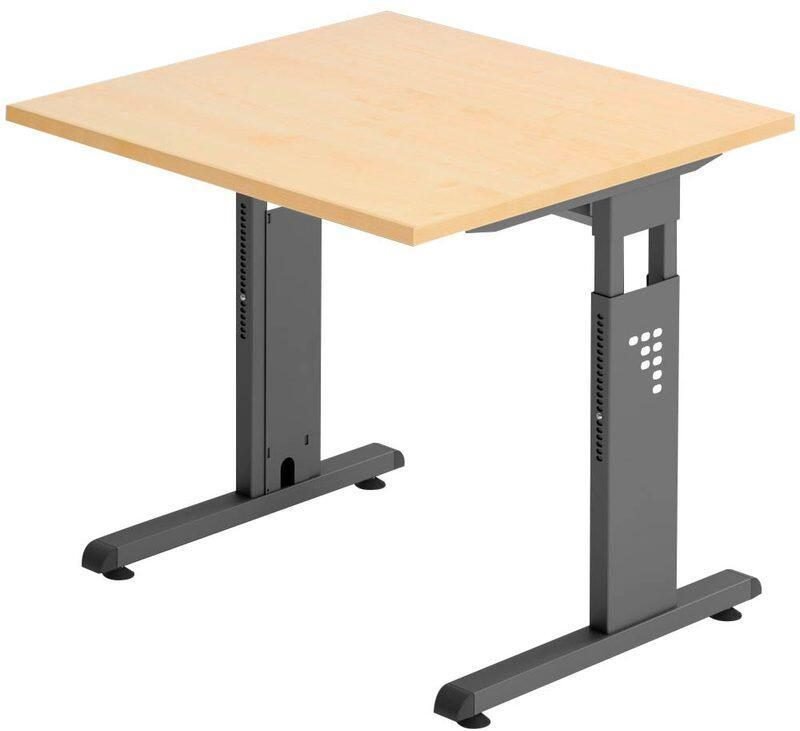 HAMMERBACHER höhenverstellbarer Schreibtisch VOS08/3/G ahorn