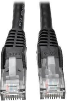 Eaton Tripp Lite Series Cat6 Gigabit Snagless Molded (UTP) Ethernet Kabel (RJ45 Stecker/Stecker), Schwarz, 7 ft. (2.13 m