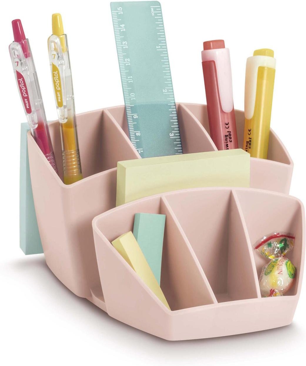 Thumbnail - cep Mineral Schreibtisch-Organizer 14,3 x 15,8 x 9,3 cm rosa