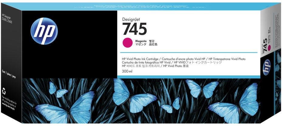 HP Original 745 Druckerpatrone - magenta (F9K01A)