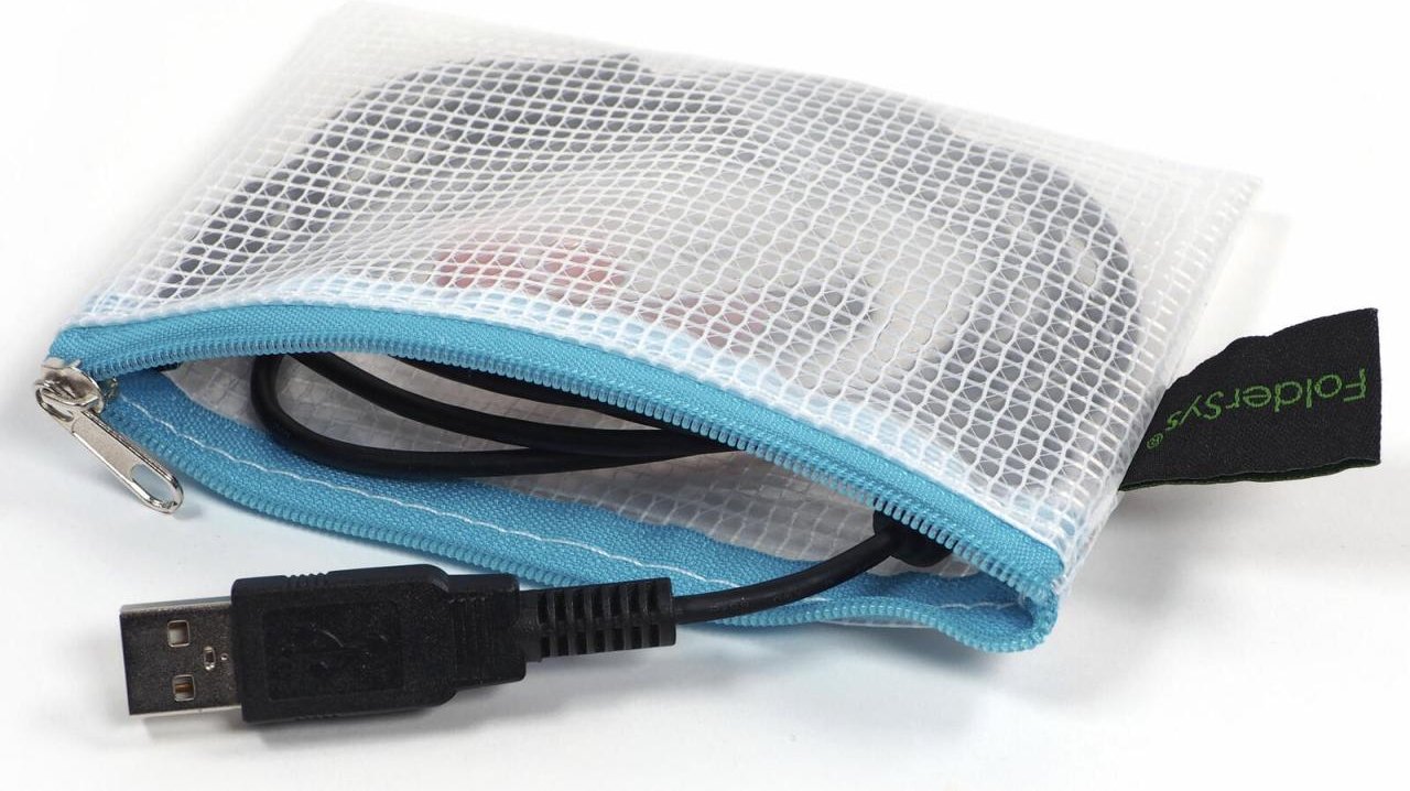 FolderSys Reißverschlussbeutel A7 transparent