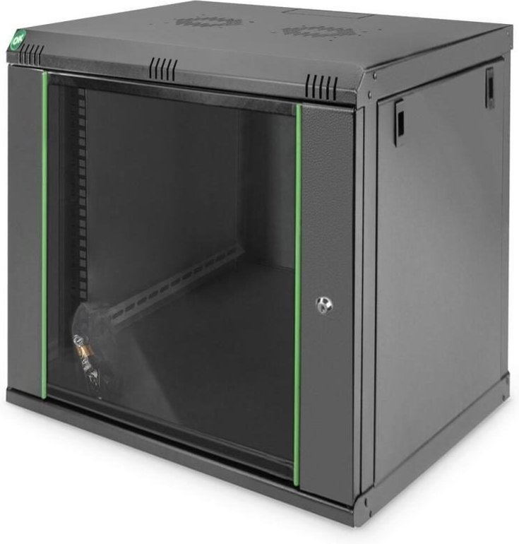 Digitus 12HE 19"-Wandgehäuse Dynamic Basic Serie RAL 9005 schwarz
