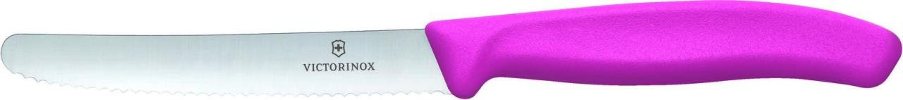 VICTORINOX Gemüsemesser Swiss Classic silber, pink