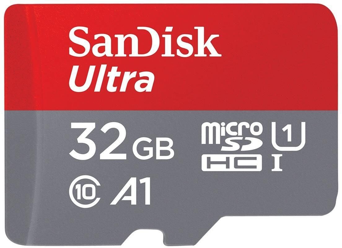 SanDisk Ultra microSDHC Speicherkarte 32GB + SD Adapter