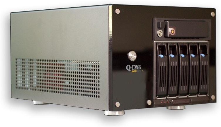 actidata Q-DX6, 5-HDD-Slots unbestückt (50Q41000)