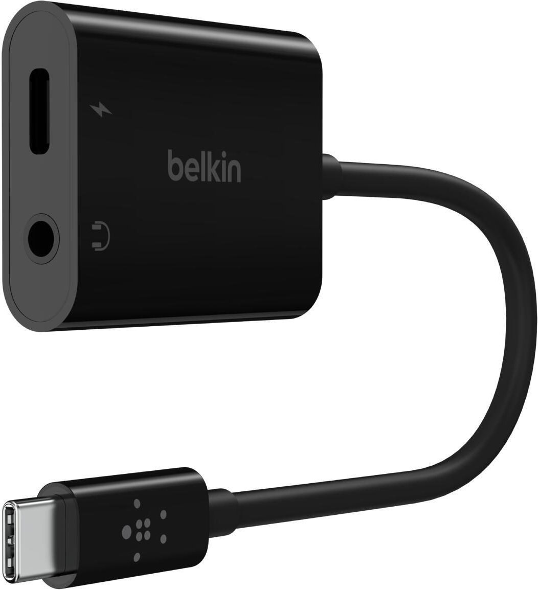 Belkin RockStar 3,5mm Klinken Audio und USB-C Ladeadapter