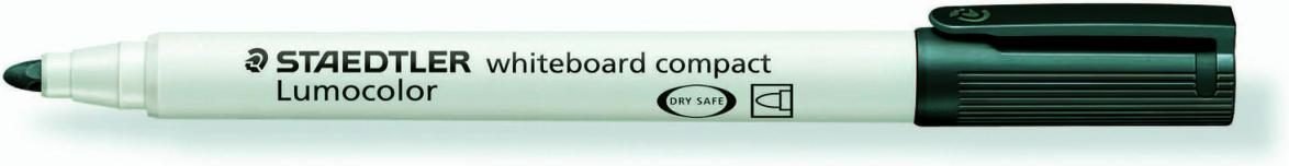 STAEDTLER compact Lumocolor Whiteboard-Marker 1.0 - 2.0 mm Schwarz