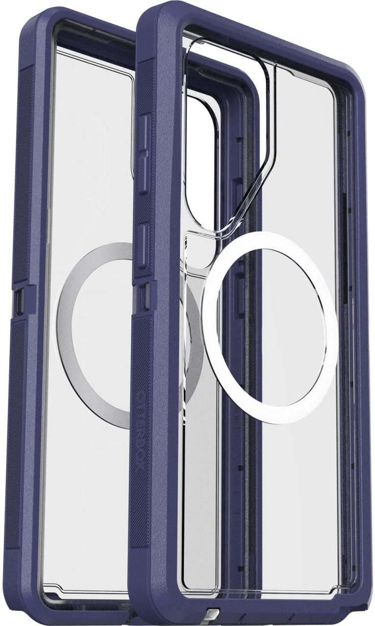 OtterBox Defender XT Clear Magnets Schutzhülle für Samsung Galaxy S25 Ultra Violet Thunder - clear/purple