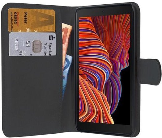 PEDEA Bookstyle Schutzhülle für Samsung Galaxy Xcover 5 (Schwarz)