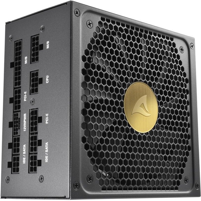 Sharkoon Netzteil REBEL P30 Gold 850W ATX3.0 PCIe Gen5 12VHPWR 135mm Zero RPM Mode 80 PLUS Gold