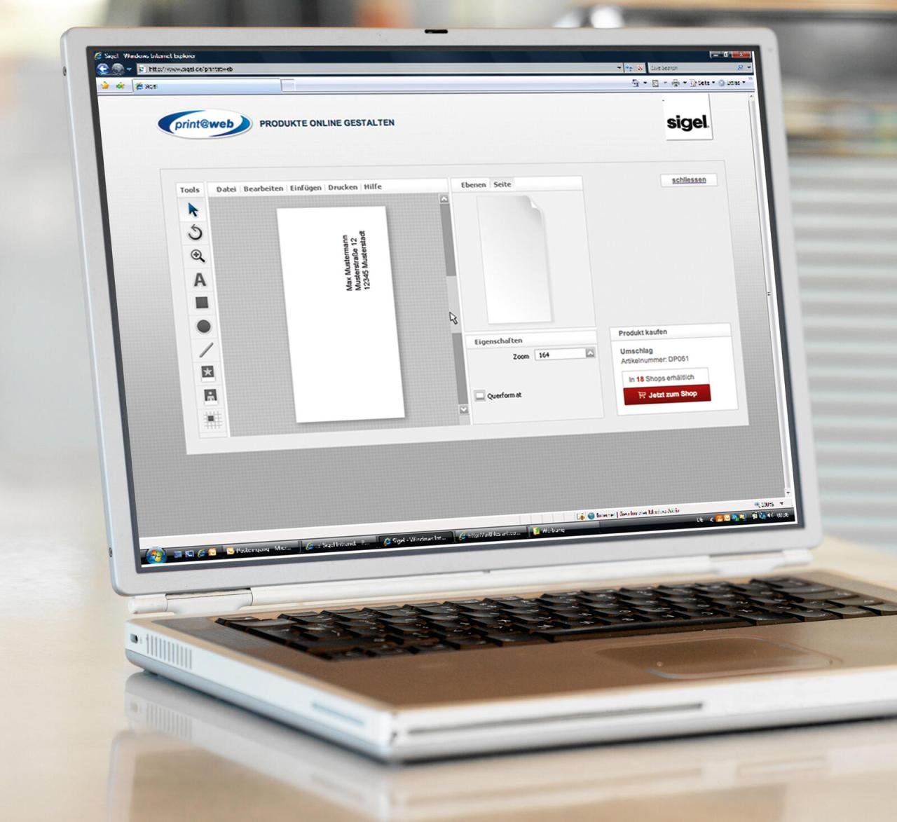 Thumbnail - SIGEL Briefumschläge DIN lang ohne Fenster nassklebend