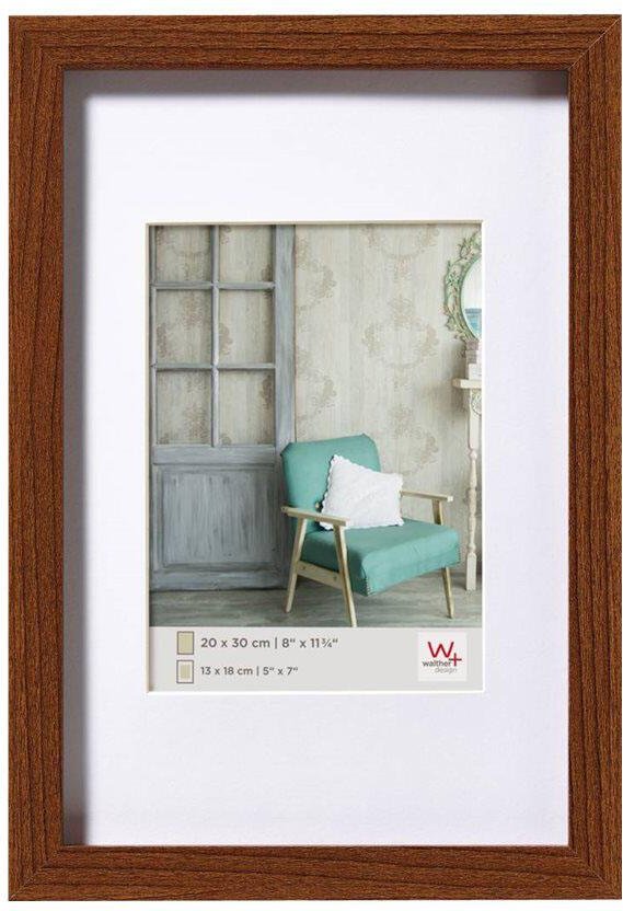 walther design Bilderrahmen Stockholm 33,0 x 43,0 cm nussbaum