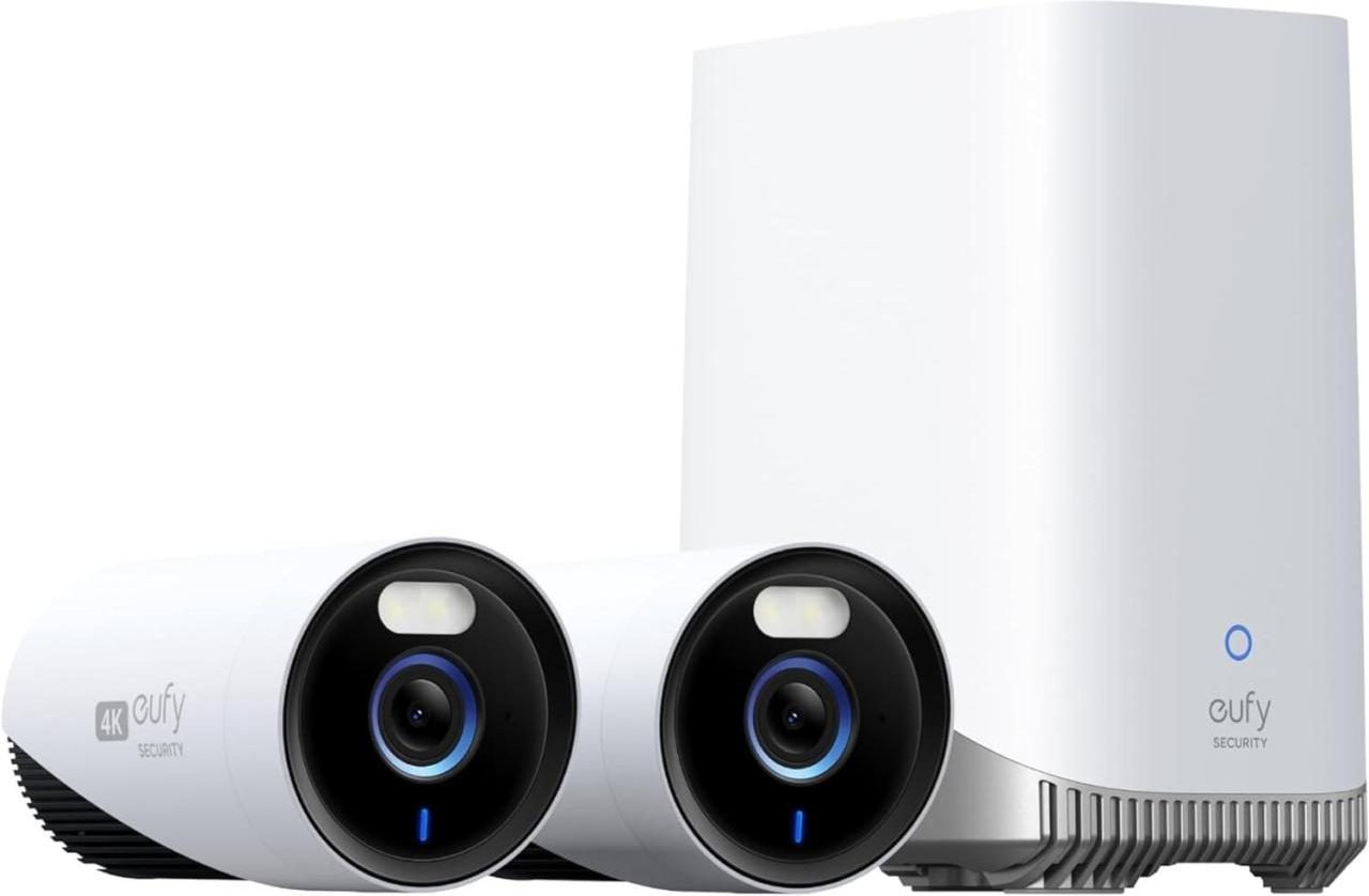 eufy Security eufyCam E330 (Professional) 2-Überwachungskamera-Set Außen, 4K