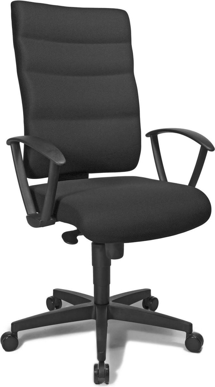 Bürostuhl Unni Med schwarz, Gestell schwarz