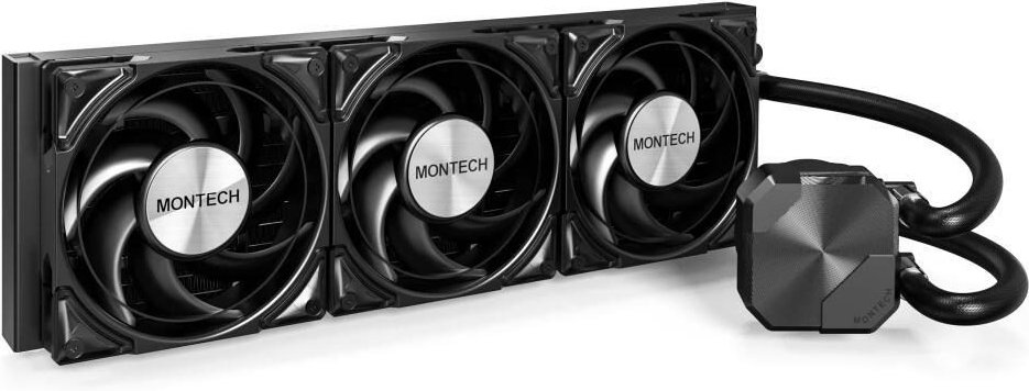 Thumbnail - 0 Montech Wasserkühler HyperFlow Silent 360 AIO Schwarz