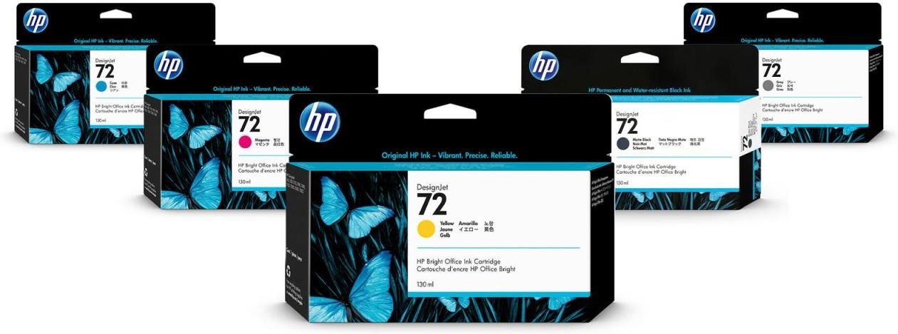 Thumbnail - HP Original 72 Druckerpatronen - 6er Multipack