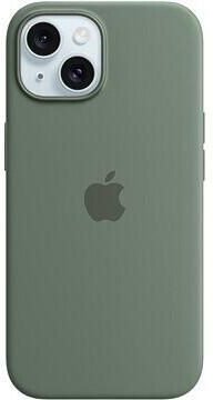 Apple Silikon Case mit MagSafe für Apple iPhone 15 Pro Max, Zypresse