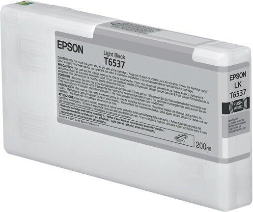 Epson Original UltraChrome Druckerpatrone schwarz hell 200ml (C13T653700)