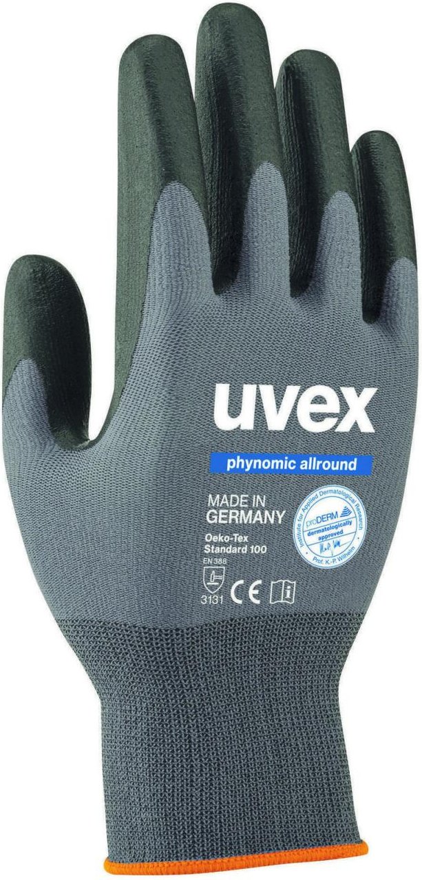 Thumbnail - uvex Arbeitshandschuhe phynomic allround 11 grau, schwarz