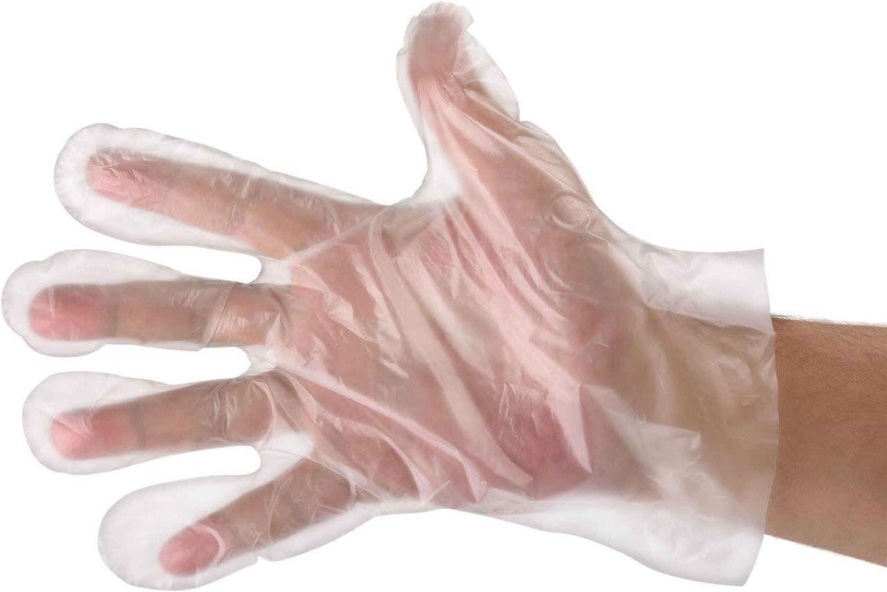 BBE SOLUTIONS Einmalhandschuhe L transparent