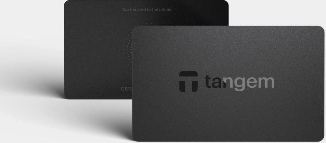 Tangem Wallet 2.0 - Secure Crypto Wallet 2 Card Set (Black)