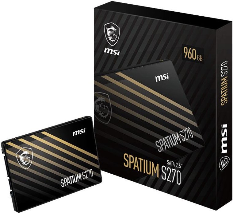 MSI SPATIUM S270 SATA SSD intern 960 GB