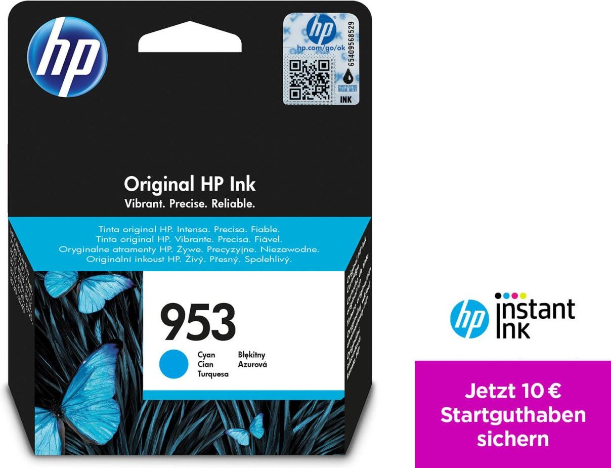 Thumbnail - HP Original 953 Druckerpatrone - cyan (F6U12AE)