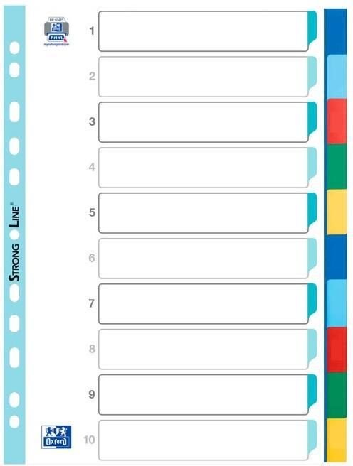 OXFORD Ordnerregister 400013939