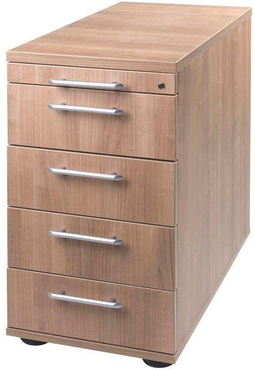 Thumbnail - HAMMERBACHER Solid Standcontainer nussbaum 5 Auszüge