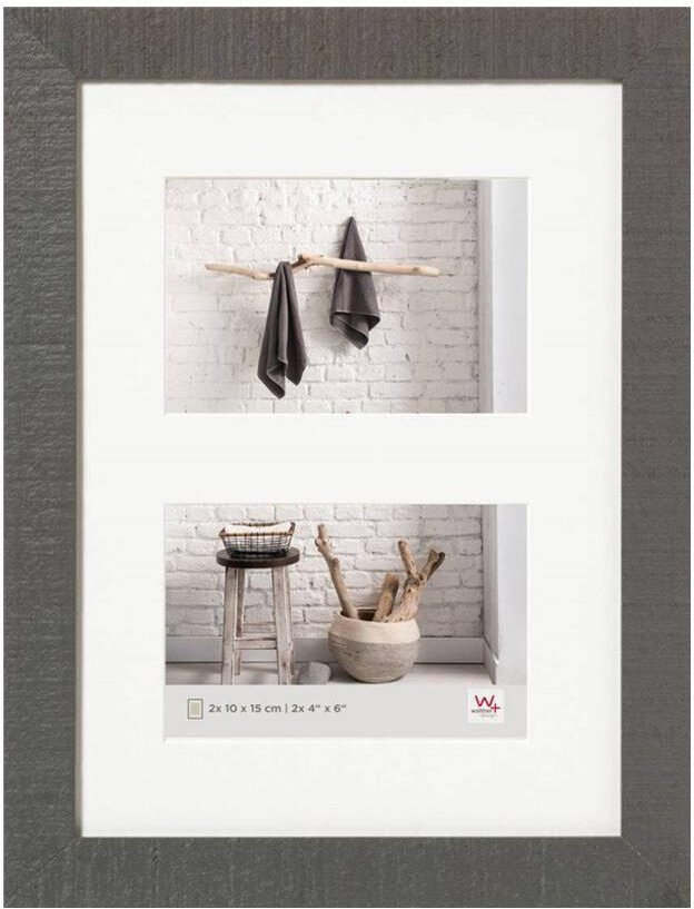 walther design Bilderrahmen Home 29,9 x 40,1 cm grau