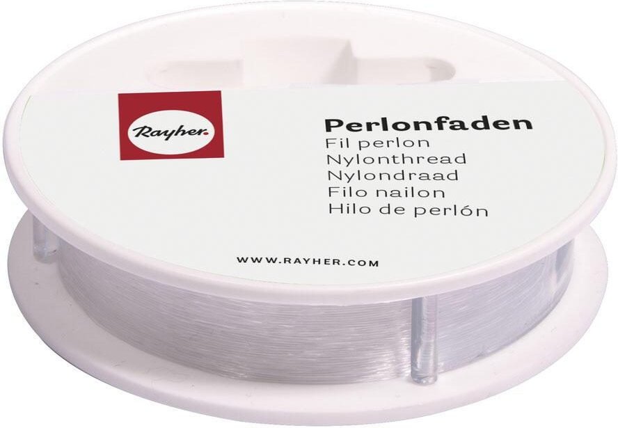 Rayher Perlonfaden 0.35 mm x 50 m transparent