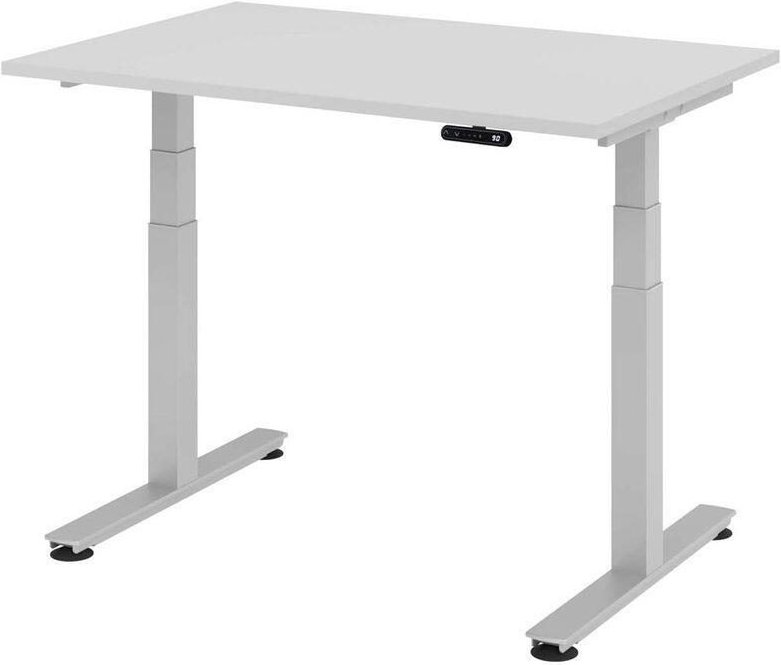 Thumbnail - HAMMERBACHER elektrisch höhenverstellbarer Schreibtisch VXDSM12/5/S lichtgrau