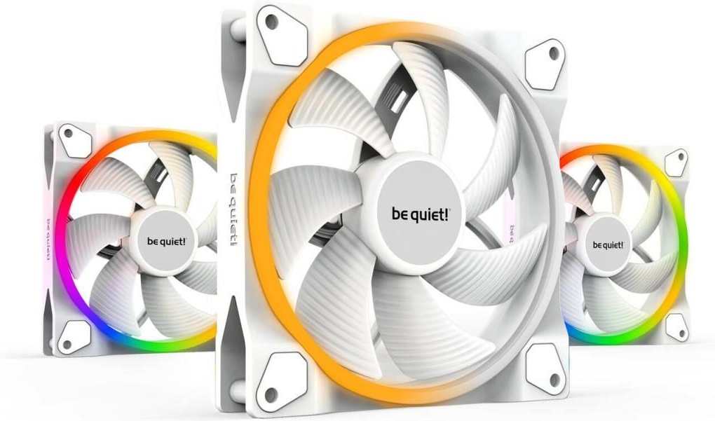 be quiet Lüfter Light Wings White Triple Pack 140mm PWM weiß