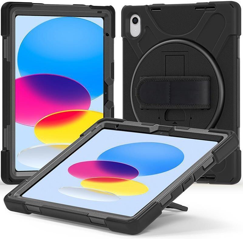 eSTUFF Austin Defender Case für das iPad der 10. Gen 2022 & 11. Gen 2025 (10.9") - Black (Bulk)