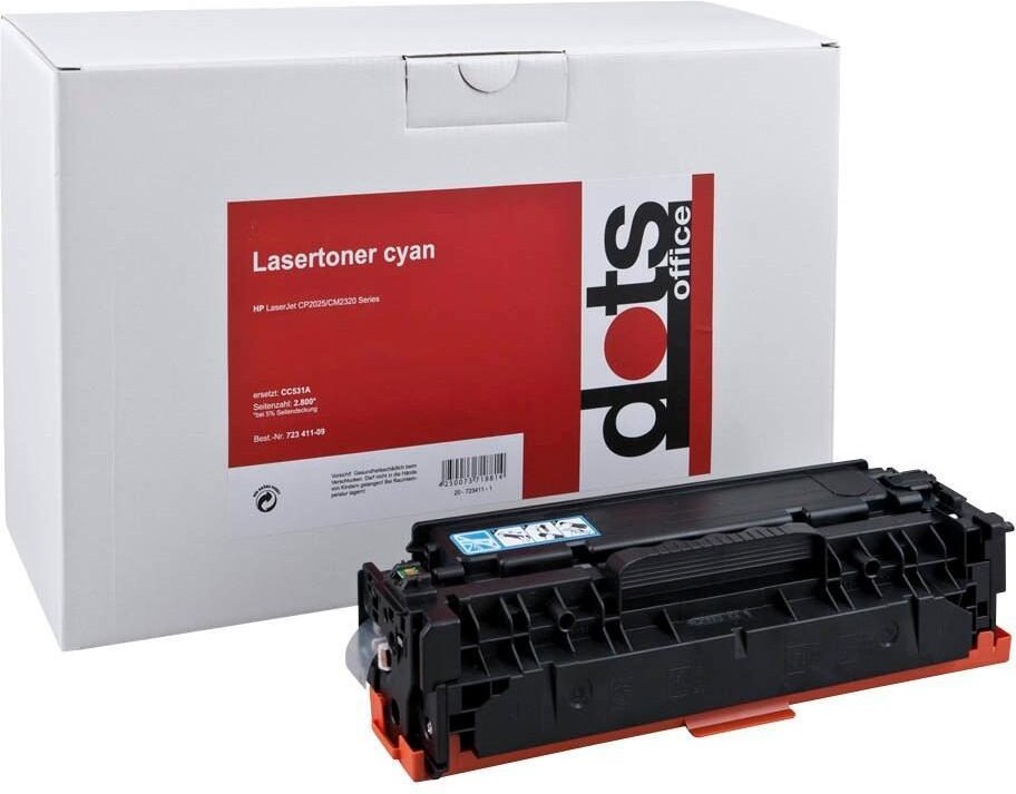 dots Toner kompatibel zu HP 304A (CC531A) cyan